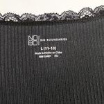 No Boundaries  Juniors Top‎ Size L Lace Trim Ribbed Girly Grunge Emo Edgy Y2K Photo 6