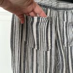 Old Navy  High-Waisted Striped Linen-Blend Wide-Leg Pants Size S Photo 4