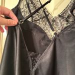 Victoria's Secret  Elegant Black Lace Trim Nightgown Photo 5