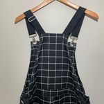 Hot Topic  Grid Print Overall Shorts Photo 7