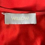 WILLOW 100% Silk Dress Sz 4 US Red Party Cocktail Sophisticated Photo 5