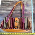 Isabella Fiore Women's Hobo Corduroy Stripped Purse vintage 2000s Y2K 90s 2000s Photo 4