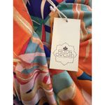 Nwt Moon Orchid Tropical Colors Stretch Waist Bow Women'S M Colorful Maxi Skirt Size 8 Photo 3