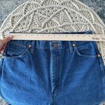 Wrangler  Jeans Womens 13 x 32 Cowboy Cut High Rise Western Straight Patch Logo Photo 8