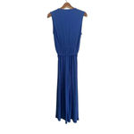 Joseph Ribkoff  Women's Blue Sleeveless V-Neckline Jumpsuit Size 8 Photo 4