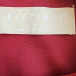 KEEPSAKE The Label Do It Right Mini Dress size M floral cutout Red Size M Photo 8