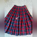 Pendleton Vintage 100% Wool Tartan Plaid Skirt - Size 6 Petite Photo 8