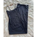 SKIMS Fits Everybody Lace Long Slip Dress Onyx Size XXS Photo 1