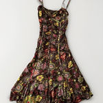 Alberto Makali Y2K  Boho Dress‎ Size 2 Bell Sleeve Whimsygoth Witchy Gypsy Rock Photo 0