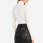 EXPRESS Stretchy Ribbed Knit Turtleneck Sweater Photo 1