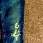 Koral  Greenish tint Distressed Ankle Skinny Jeans  Sz 25​ Photo 5