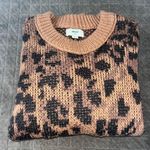 Aerie Leopard Oversized Sweater Photo 2