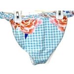 6 Shore Road  Bright Bikini by Pooja Beach triangle Peony Gingham blue S Domingo Photo 10