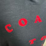 Sundry Hoodie Sweatshirt Graphic Coast To Coast Beach Ocean Oversized Blue Red Photo 4