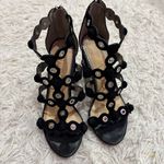 Sam Edelman sam eldman Yuli Caged Strappy Heel Sandals Black Suede size 7 Photo 1