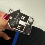 Storybook Knits Vintage Black It's A Small World After All Cardigan Zip Small Photo 8