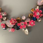 J.Crew Garden Posey Floral Necklace Rhinestones Floral Romantic Boho Cootagecore Photo 6