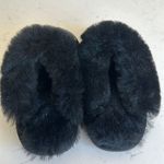Bear paw Loki Exotic Black Sequin Slippers, Size 6, NWOT Photo 5