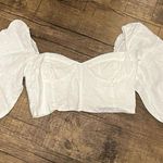Aritzia Wilfred Vilette linen milkmaid puff sleeve blouse Photo 0