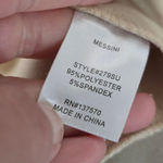 Messini Womens Beige Trumpet Hem Skirt Career Office Party Cocktail Size L Tan Size L Photo 6