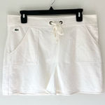 Lacoste  White Athletic Cotton Mini Skirt Activewear Golf Tennis Preppy Photo 0