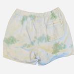 Champion Sunwash Sweat Shorts White Green Boyfriend Relax Fit S Photo 2
