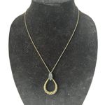 None Medieval Fantasy Egyptian Teardrop Rope Pendant Necklace Blue Stones Extender Photo 29