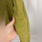 Life is Good  Floral Embroidered Zip Up Green/Yellow Hoodie Size Medium Boho Photo 3