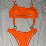 Orange Bathing Suit Photo 1