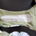 Aerie  Green Abstract Print Bikini Bottoms NWTT Size Large Full Coverage Bottoms Photo 6