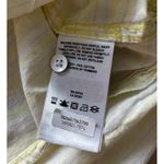 Columbia Shirt Womens Large Yellow White Stripe Cotton Outdoor Camping Fishing Photo 5