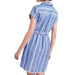 Pilcro and the Letterpress Anthropologie Pilcro and the Letterpress Striped Linen Blend Dress Size 8P Photo 1