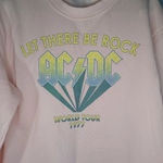 Vinyl Icons AC/DC baby pink sweatshirt Size M Photo 1