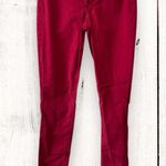 Old Navy  Rockstar Super Skinny High Rise Sateen Button Fly Jeans Women Sz 2 Red Photo 1