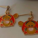 Winnie the Pooh Tigger Earrings Orange Photo 0