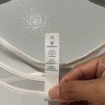 Lululemon  Women's Mix and Mesh Top Size 10 
Cutout Back Running Training Photo 2