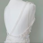 David's Bridal David’s Bridal 3D Floral V Neck Dress Photo 7