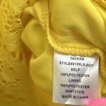 Tacera  Women's Embroidery Lace Lined Yellow‎ Dress Sz 2X Summer Vacation Vibrant Photo 3