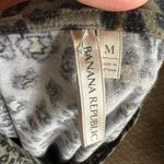 Banana Republic  Green Leopard Print Top, Classic‎ Chic Business Casual Medium Photo 2