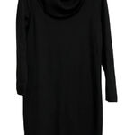 Talbots  Sweater Dress Long Sleeve Cowl Neck Merino Wool Blend Black SIze Medium Photo 0