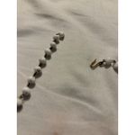 Lot of 4 Necklaces Rhinestone Shell Beads & Crystal Pendant White Photo 10