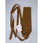 CLAUDIE PIERLOT Brown Suede Belt Women's‎ Leather Studded Adjustable NWT Photo 2