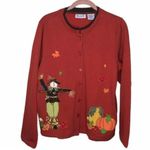 Blair Halloween Cardigan Top Scarecrow Pumpkin Retro Vintage Photo 4