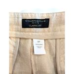 Charter Club  Linen Pants 8P Petite Classic Fit Drawstring Beige Photo 2