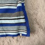 Talbots T by Striped Cotton Top Nautical Casual Long Sleeve Blue Black 1X Photo 7