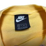 Nike Icon Clash semi cropped graphic top topaz yellow drawstring waist XS Photo 9