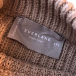 Everlane The Texture Cotton Crew Neck Sweater Chunky Knit Beige XXS Photo 5