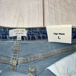 Love Tree Denim Shorts High Waist Distressed Cut Off Jean Shorts NEW Sz L Photo 8