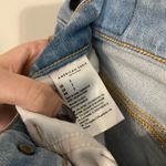 American Eagle  Outfitters Ripped Light Blue Jean Shorts Photo 3