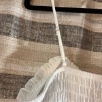 Sienna Sky White Ruffle Crop Top Size Medium Photo 4